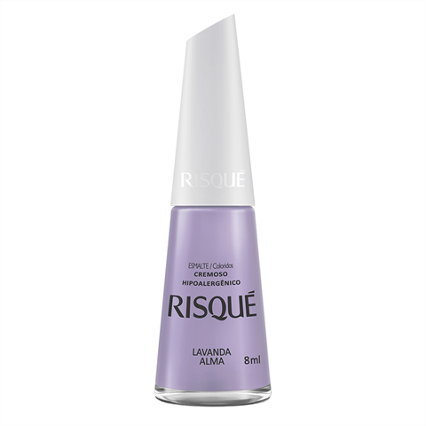 Esmalte Risqué Roxo Cremoso Lavanda Alma 8ml