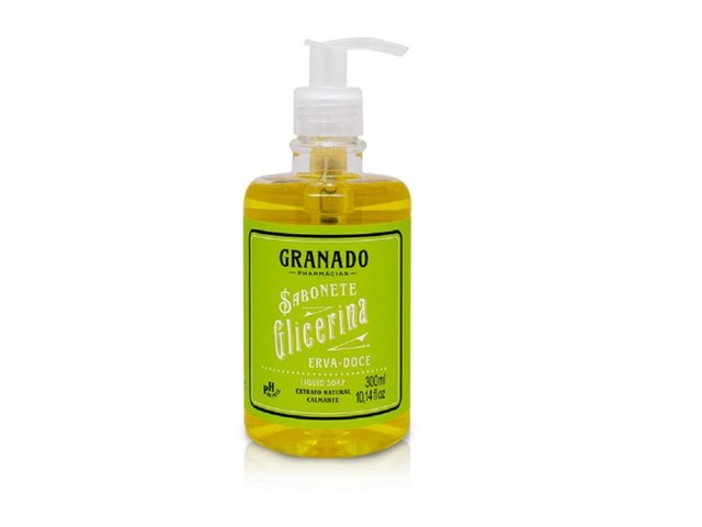 Sabonete Líquido Granado Glicerina Erva Doce 300ml