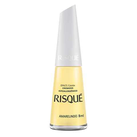 Esmalte Risqué Amarelo Cremoso Amarelinho 8ml