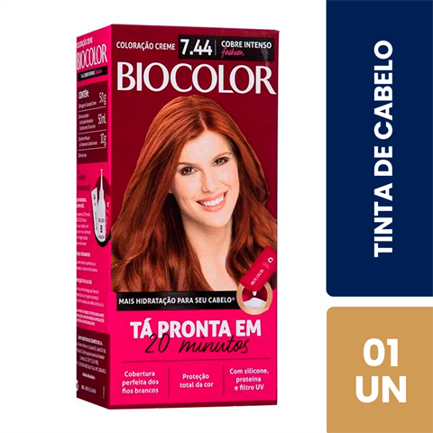Coloração Biocolor 7.44 Cobre