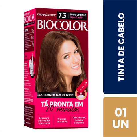 Coloração Biocolor 7.3 Louro Leve