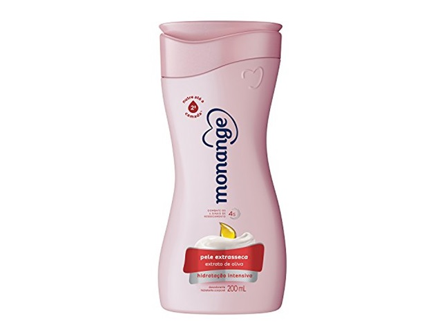Creme Hidratante Monange Hidratação Intensiva Extrato De Oliva Pele Extrasseca Com 200ml