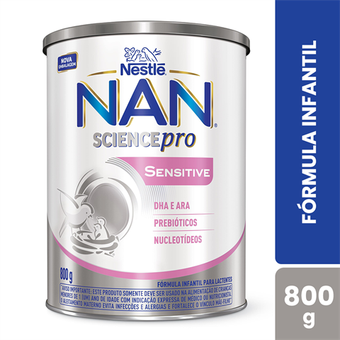 Fórmula Infantil Nan Science Pro Sensitive Com 800g