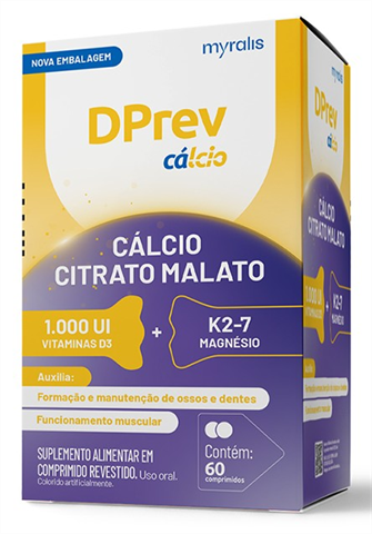 Dprev Calcio Comprimido Revestido Com 60