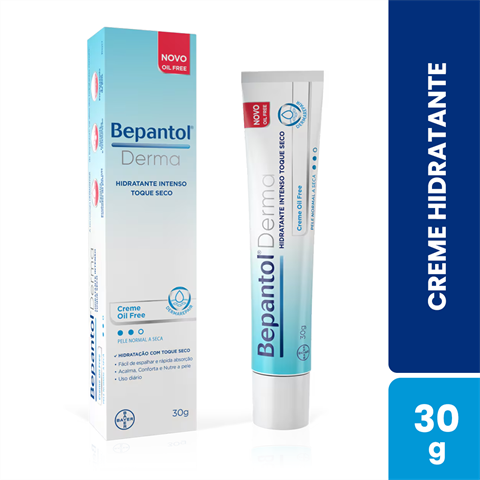 Creme Hidratante Bepantol Derma Toque Seco Com 30g