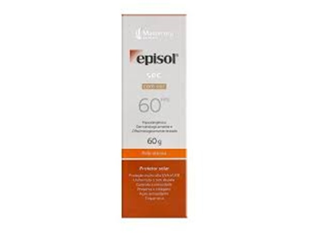 Protetor Solar Facial Episol Sec OC Pele Oleosa FPS 60 60g
