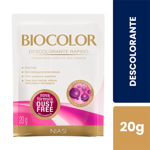 Pó Descolorante Biocolor Proteína E Queratina 20g