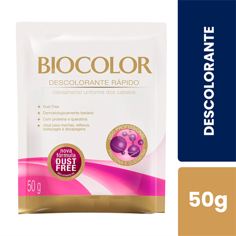 Pó Descolorante Biocolor Proteína E Queratina 50g