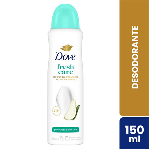 Desodorante Antitranspirante Dove Aerossol Fresh Care Pera & Aloe Vera Com 150ml