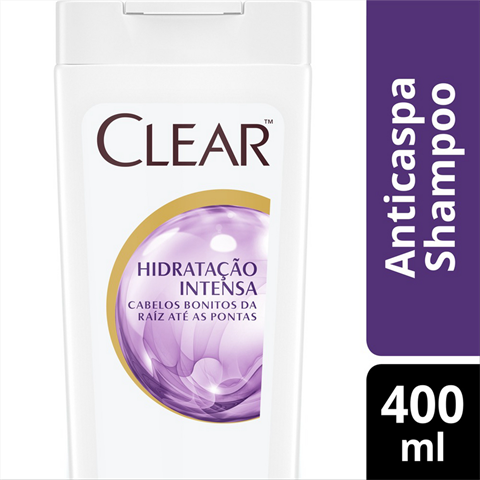 Shampoo Clear Women Anticaspa Hidratação Intensa Com 400ml
