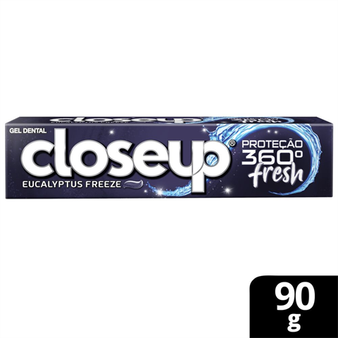 Creme Dental Closeup Proteção 360º Fresh Eucalyptus Freeze Com 90g