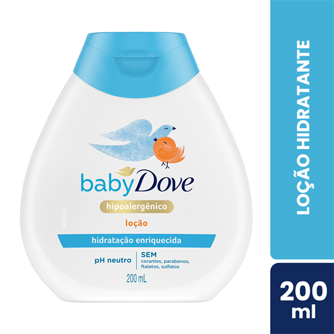 Loção Hidratante Dove Baby Hidratação Enriquecida Com 200ml