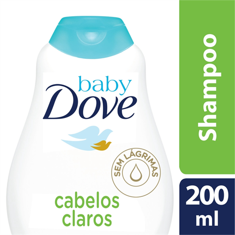 Shampoo Dove Baby Cabelos Claro Com 200ml
