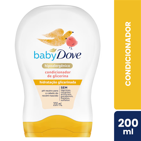 Condicionador Dove Baby Hidratação Glicerinada Com 200ml