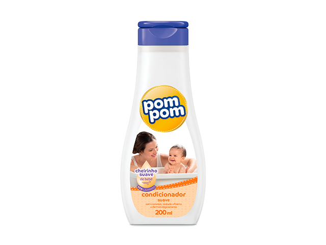 Condicionador Pom Pom Suave Para Bebês Com 200ml