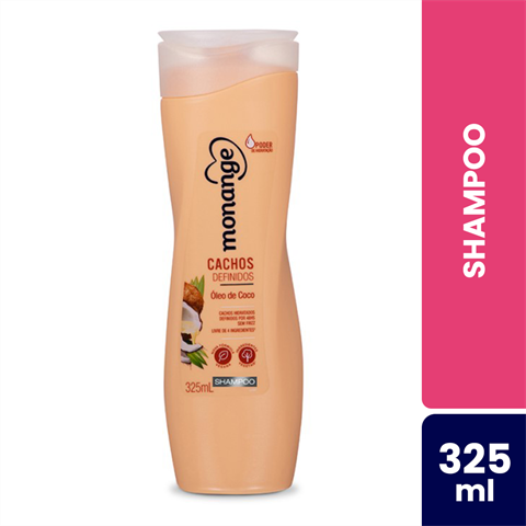 Shampoo Para Cabelos Cacheados Monange Cachos Que Tal 325ml