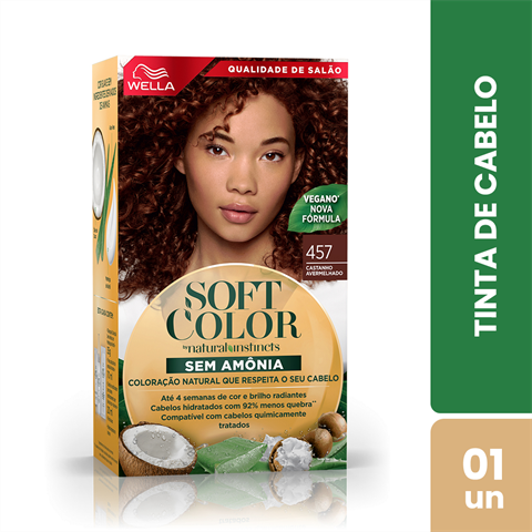 Coloração Soft 457 Castanho Avermelhado