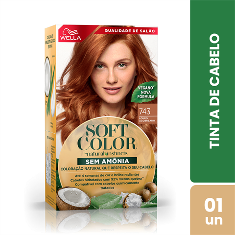 Coloração Soft Color 743 Louro Acobreado