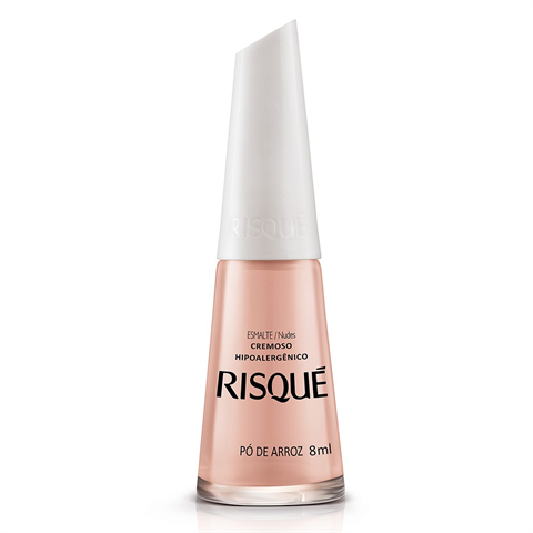 Esmalte Risqué Nude Cremoso Pó De Arroz 8ml