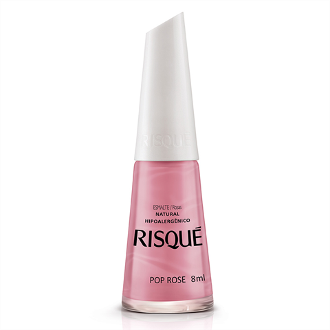 Esmalte Risqué Rosa Natural Pop Rose 8ml