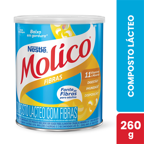 Composto Lácteo Molico Fibras Com 260g