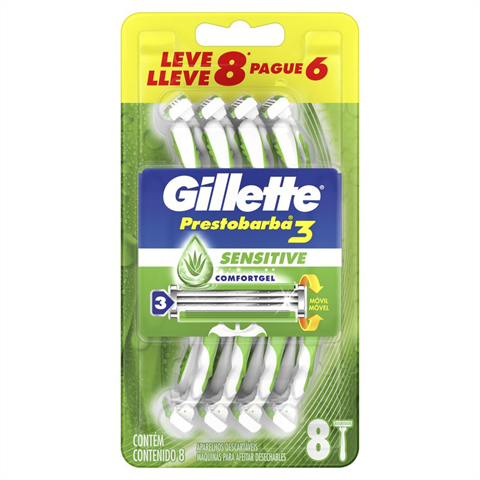 Aparelho Presto3 Ver/Bra Leve 8 Pague 6 Unidades