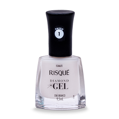 Esmalte Risqué Gel Chá Branco 9,5ml