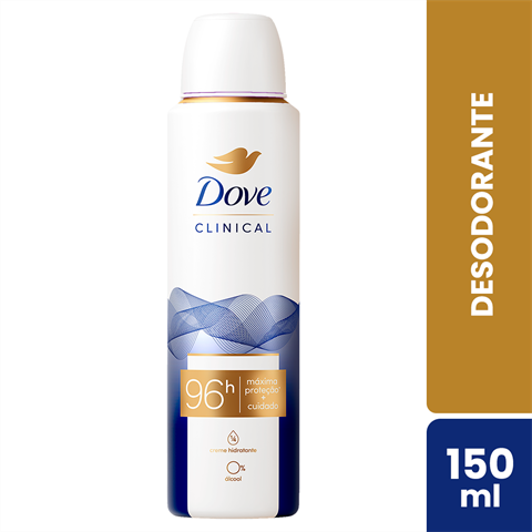 Desodorante Antitranspirante Dove Aerossol Clinical Com 150ml