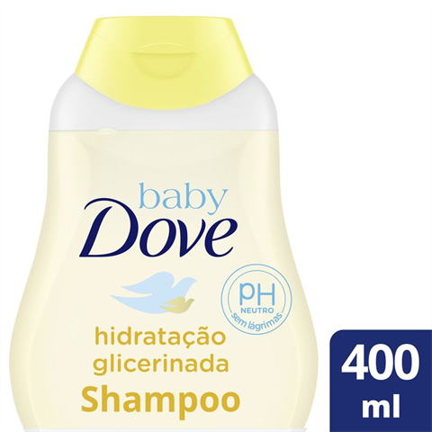 Shampoo Dove Baby Hidratação Glicerinada Com 400ml