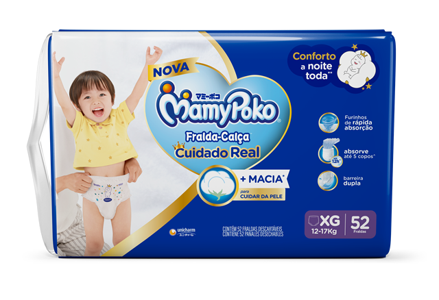 Fralda Calça Mamypoko Super XG com 56 unidades