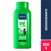 Talco Antisséptico Para Os Pés Above Cânfora Com 100g
